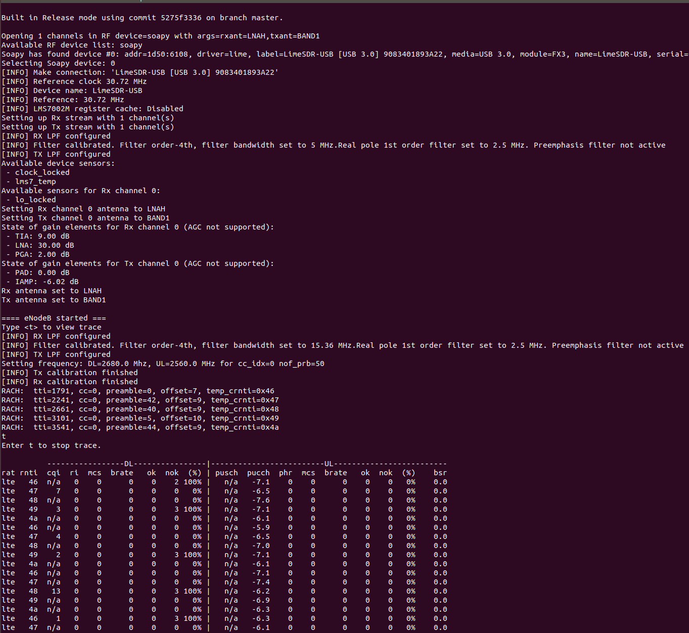srsRAN and LimeSDR [with COTS UE] · Issue #775 · srsran/srsRAN_4G · GitHub