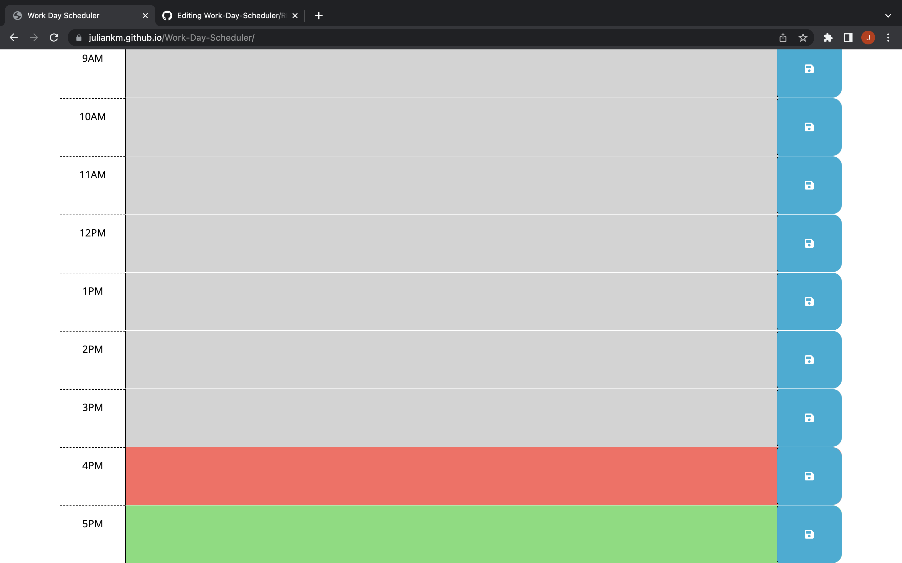 GitHub - JulianKM/Work-Day-Scheduler