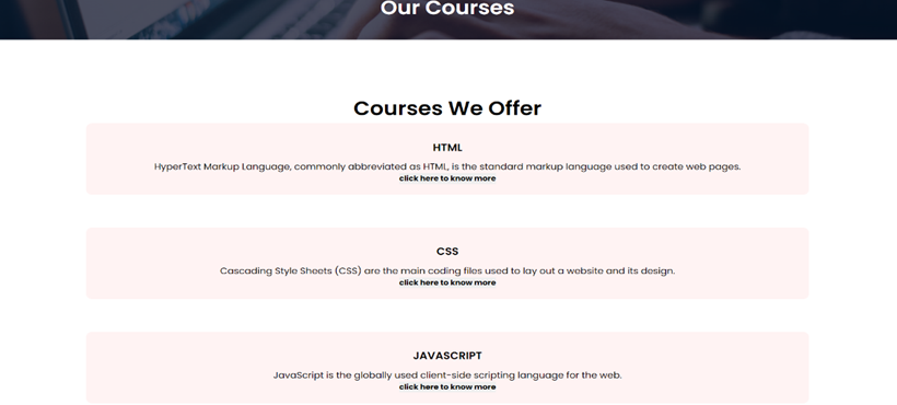GitHub - Maddy0811/Online-Learning-Center: Online learning center in ...