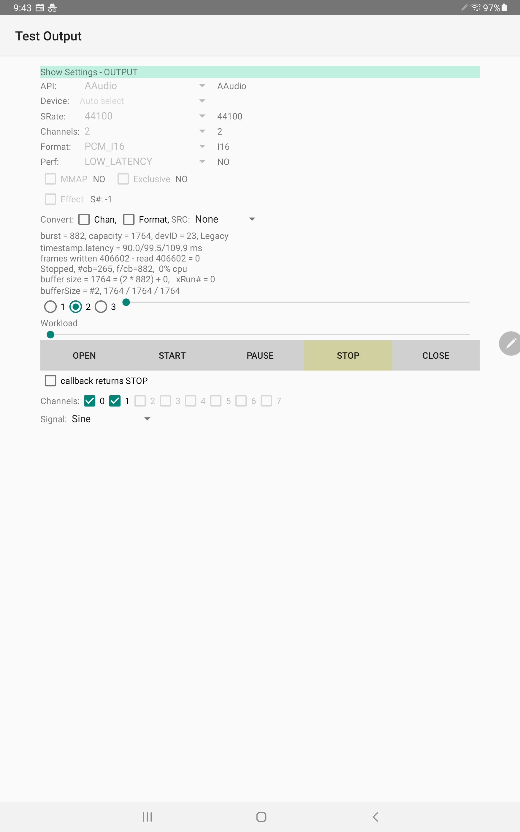 Output stream intermittently fails to start on Tab S7 and Note 10