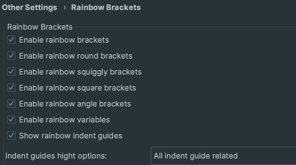 Rainbow Brackets Intellij Java Code rainbow variable does not take effect after IDEA is restarted · Issue ...