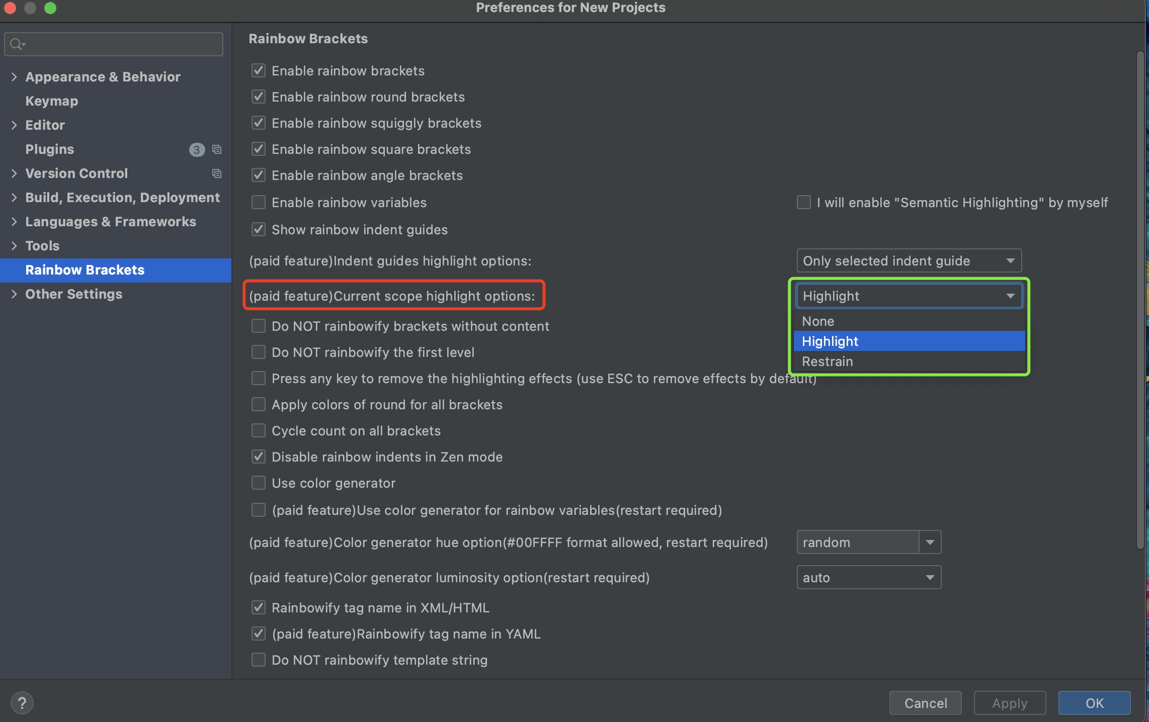 Current Block Highlighting · izhangzhihao intellij-rainbow-brackets ...