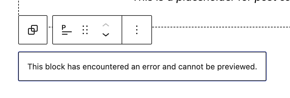 Full Site Editing: Post title block breaks on editor view when it is ...