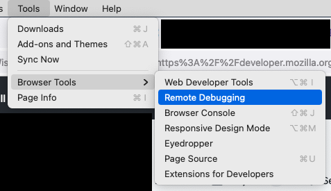 "about:debugging": remote debugging menu path is incorrect · Issue ...