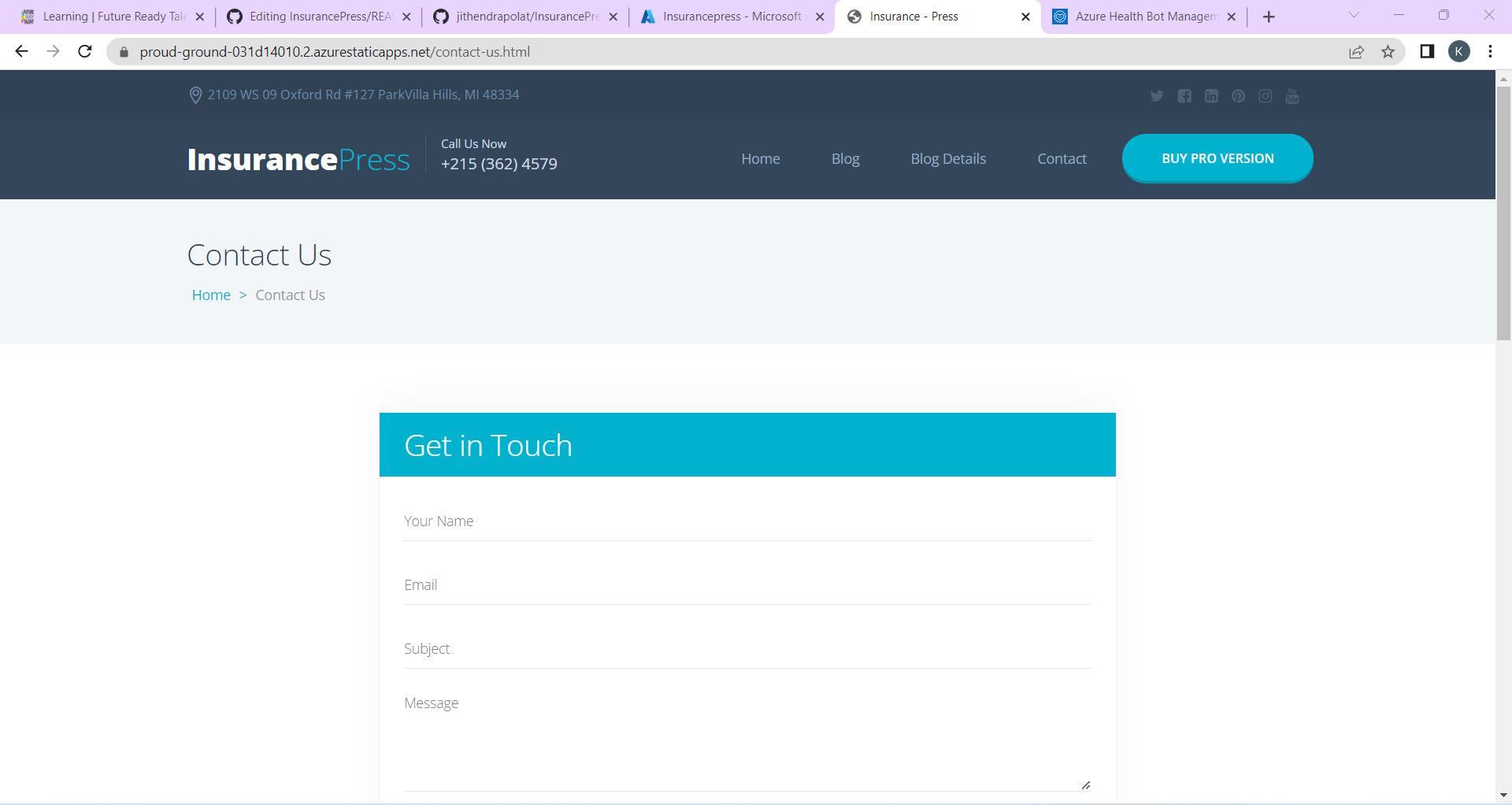 GitHub - jithendrapolat/InsurancePress: A project about Health Insurance