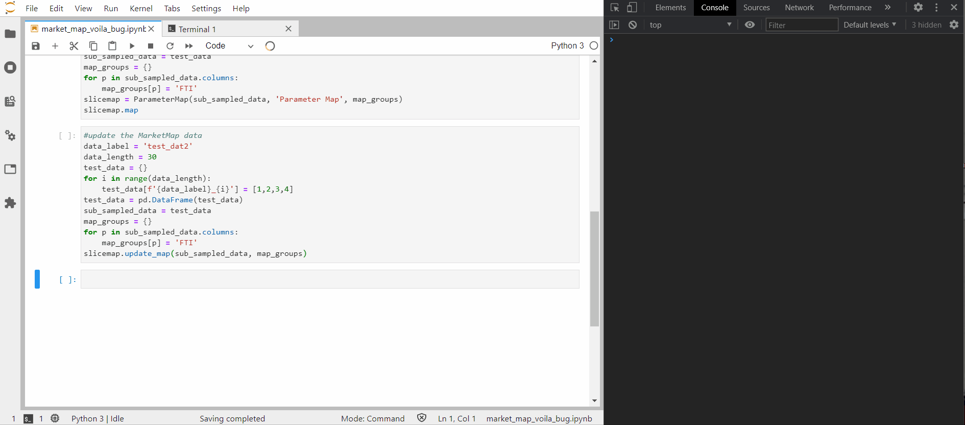 MarketMap fails to update · Issue #1278 · bqplot/bqplot · GitHub