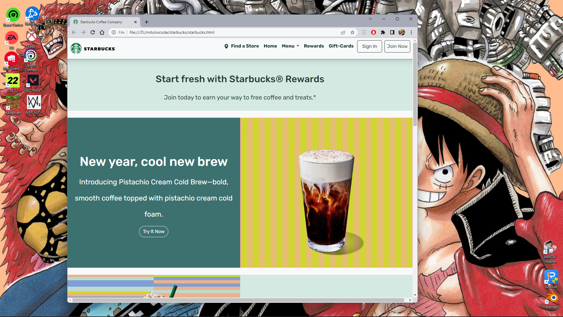 GitHub - Mitul30M/Starbcks-Framework: A Starbucks Official Website Copy ...