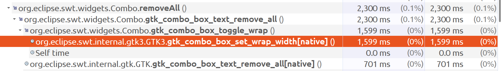 setting/removing large number of (more than 5000) combo items is too ...