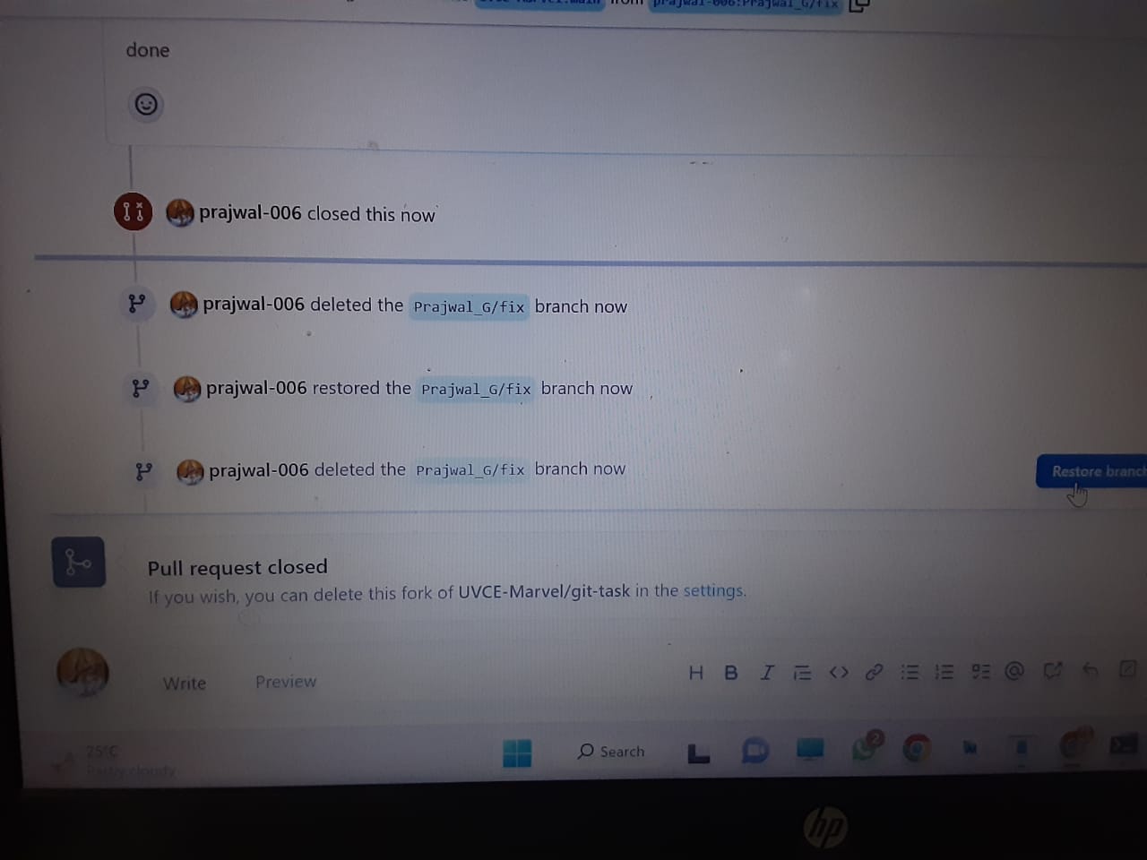 GitHub - prajwal-006/Working-with-GitHub