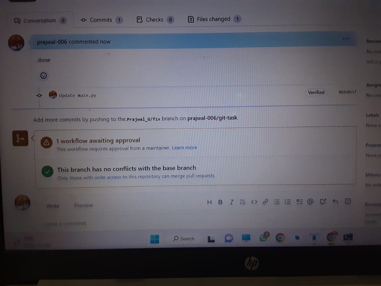 GitHub - prajwal-006/Working-with-GitHub