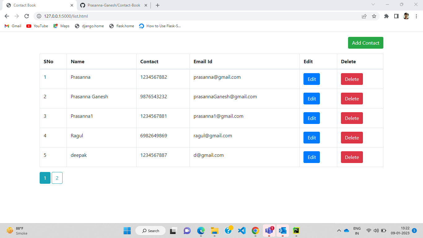GitHub - Prasanna-Ganesh/Contact-Book