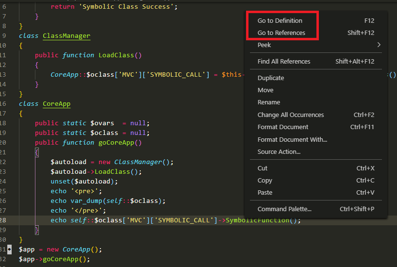Dump autoload. Var_dump php что это. php intelephense.