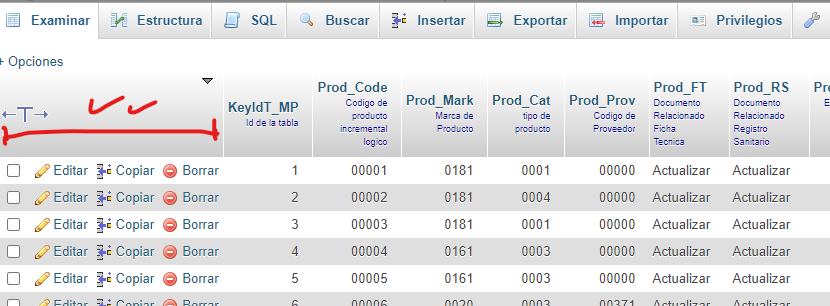 Layout Error when scroll down Table · Issue #16339 · phpmyadmin ...