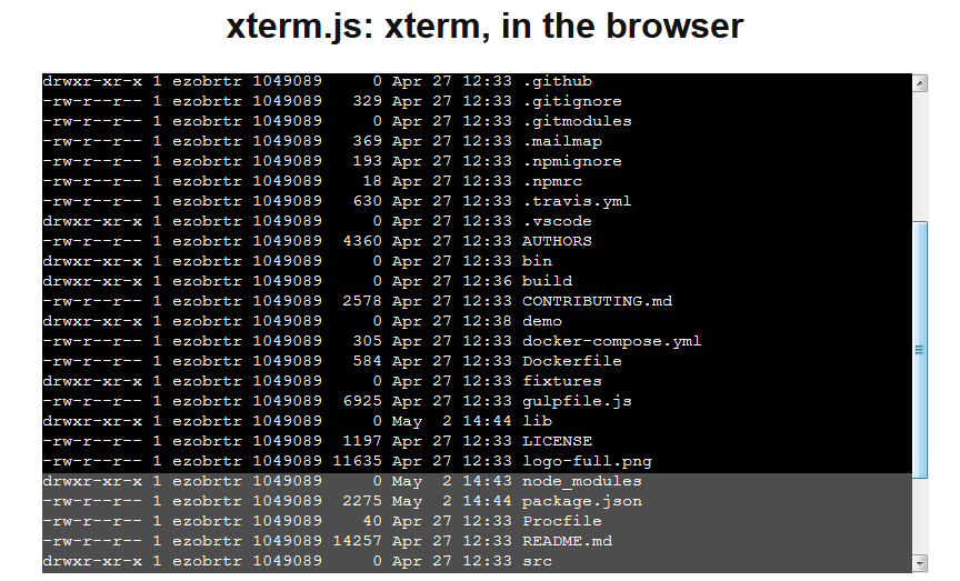 When scrolling in the terminal, text is also selected. · Issue 1427