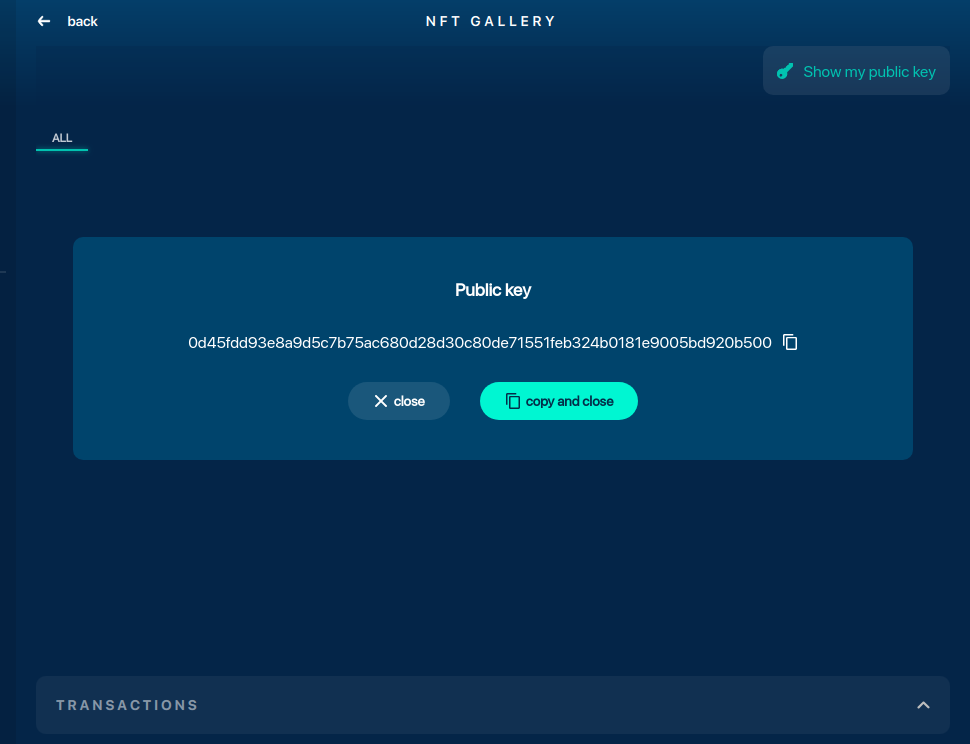 Gradient with popup · Issue #18 · BeamMW/nft-marketplace · GitHub