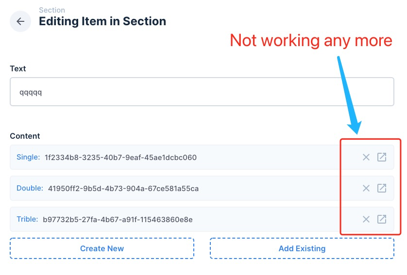[M2A] Can't delete/edit reference in a M2A collection · Issue #4058 ...