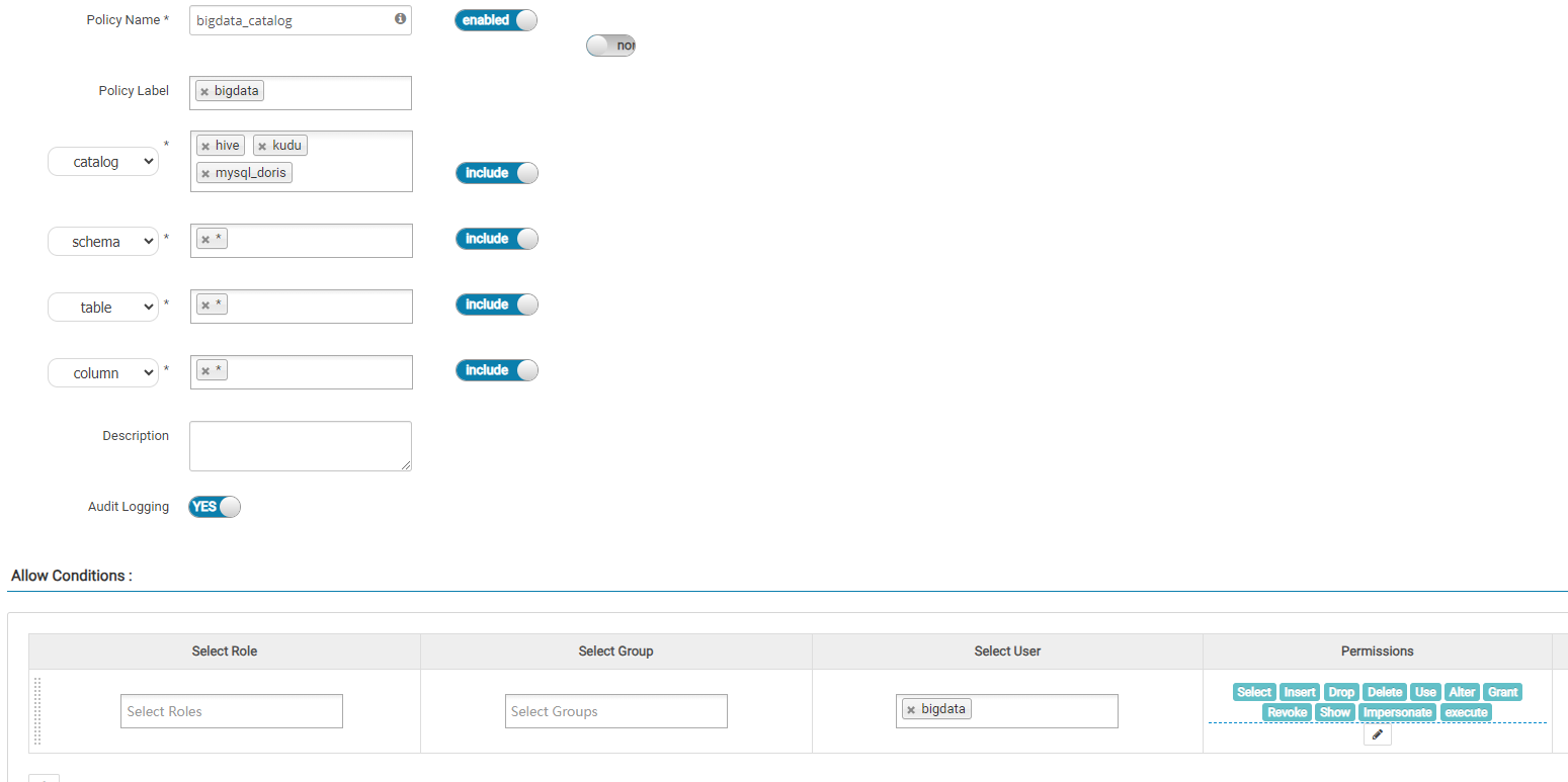 drop table policy · Issue 9 · aakashnand/trinorangerdemo · GitHub