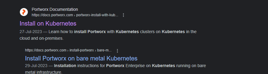 Unknown reference of Portworx CSI Drivers . · Issue #42752 · kubernetes ...