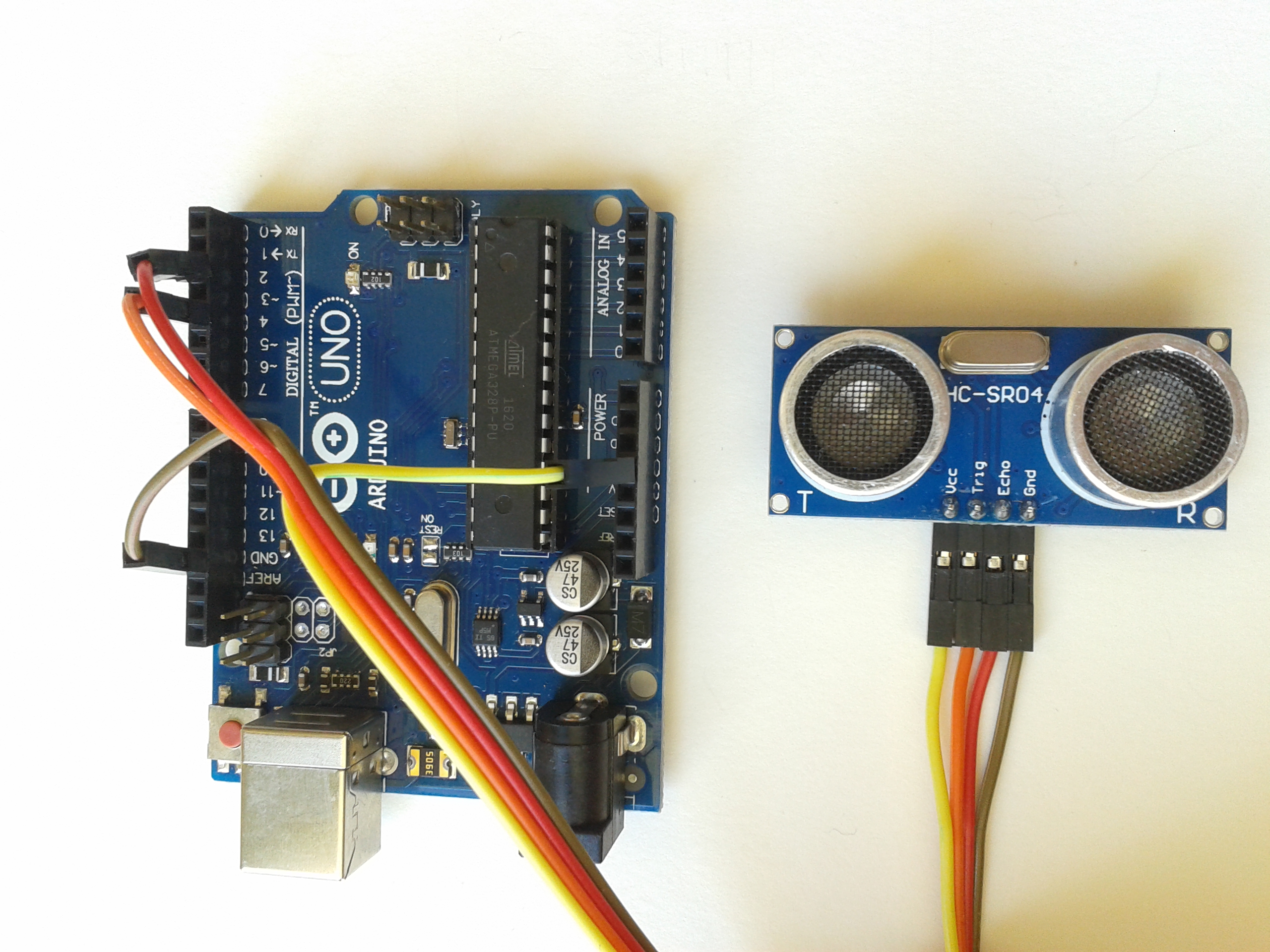 Arduino 101 Distance Measurement Using Sonar Sensor Youtube