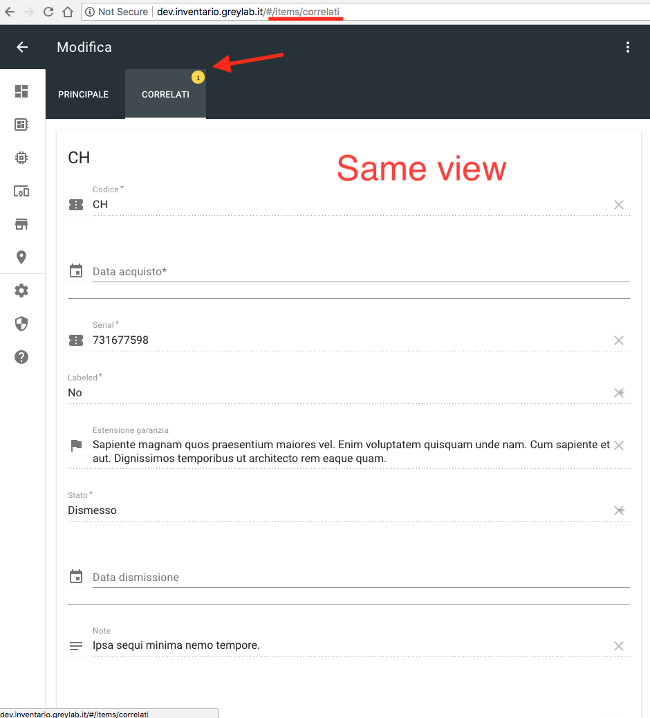 [MdTabs] Navigational tabs don't sync routes · Issue #1917 ...