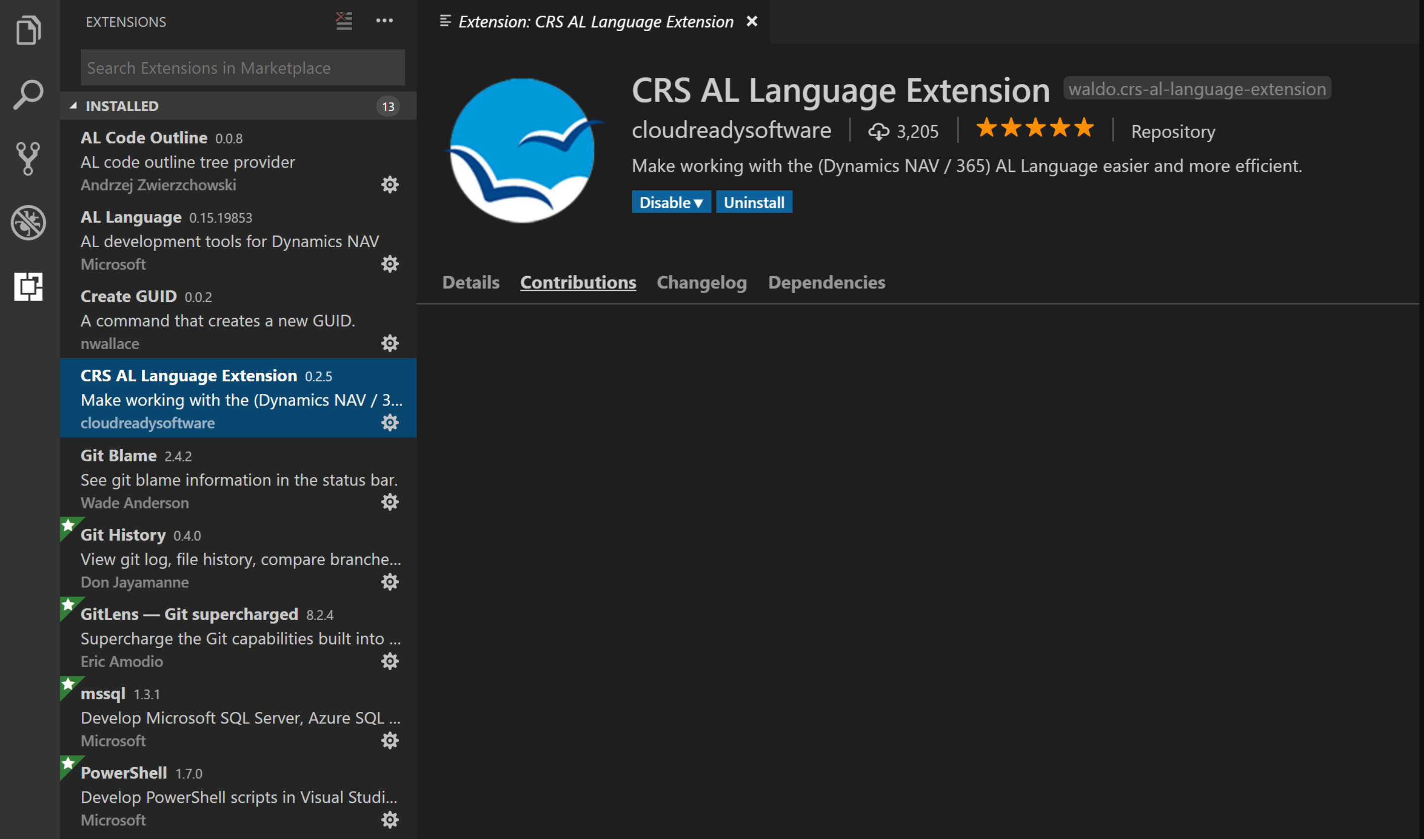 VSCode Extension does not show contributions · Issue #50454 · microsoft ...