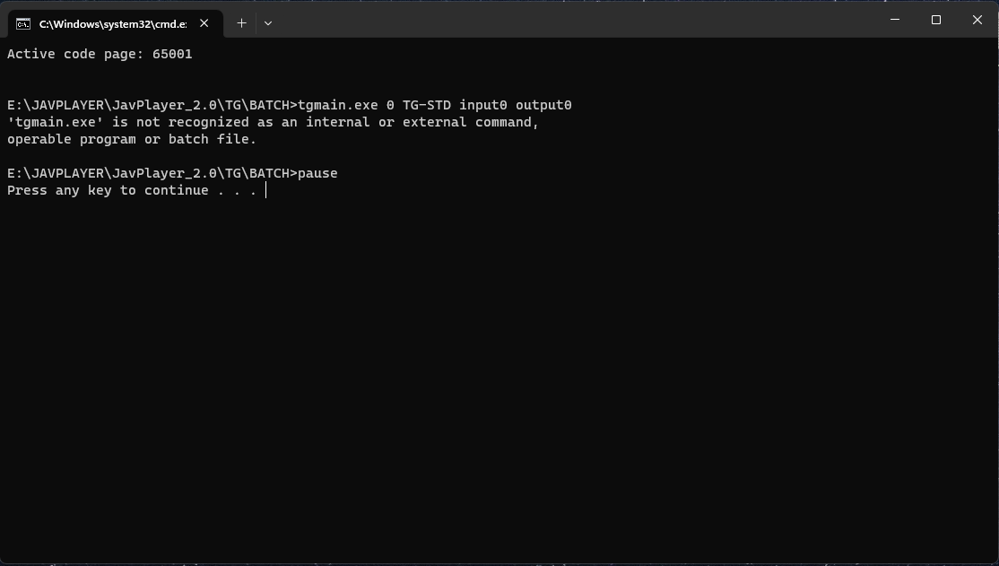 tecoganda error · Issue 166 · km2ii/JVP_TGPLUS · GitHub