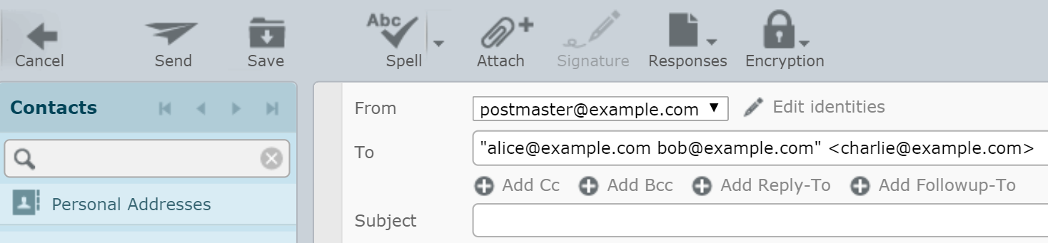 <a href="alice@example.com">alice@example.com</a> and <a href="bob@example">bob@example</a> is the name of the email address <a href="charlie@example.com">charlie@example.com</a>