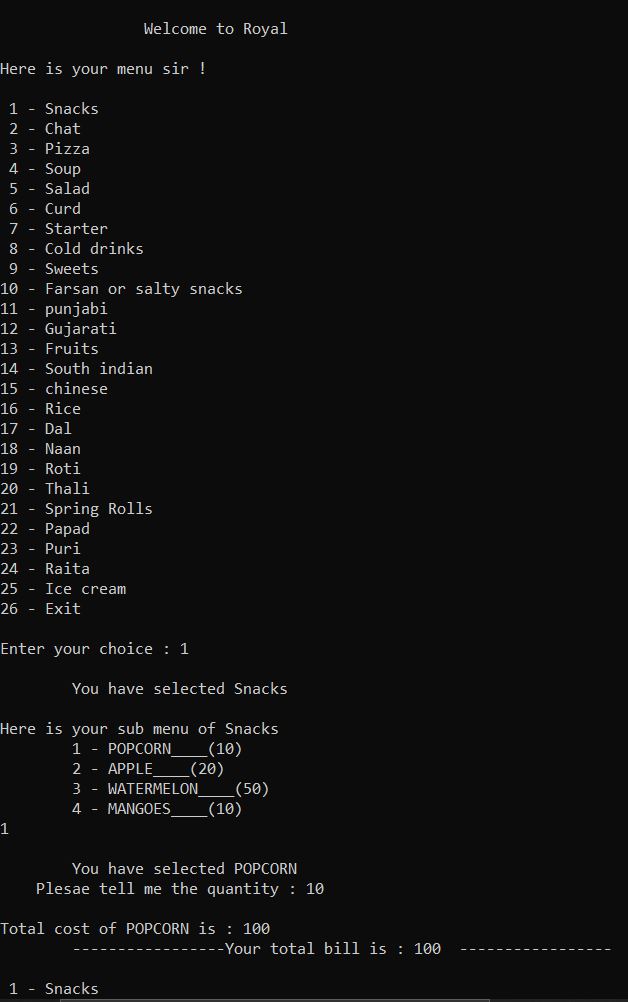 GitHub - Yash-Vasani1/Digital-Restaurants-Menu: Created interface in C ...