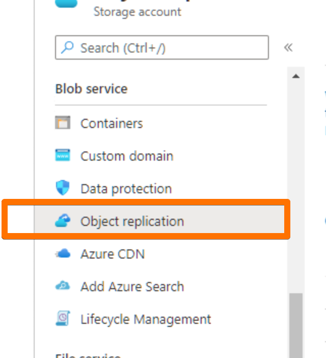 Does object replication support classic storage accounts? · Issue