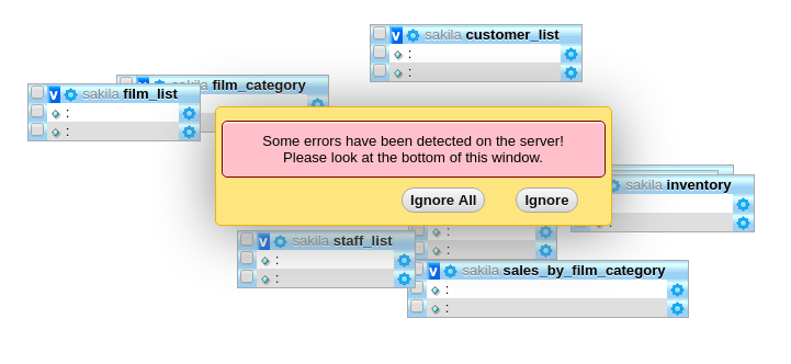 Errors in database designer · Issue #13809 · phpmyadmin/phpmyadmin · GitHub