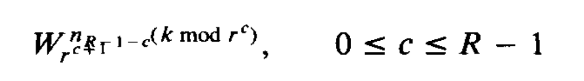 Twiddle factor Generation