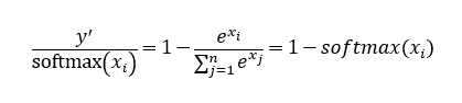 Softmax Derivative Steps