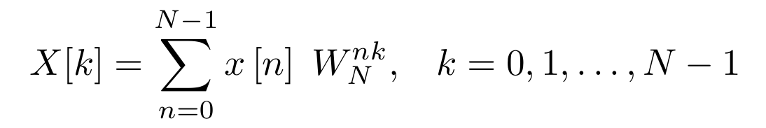 Figure 1. 일반적인 DFT 수식