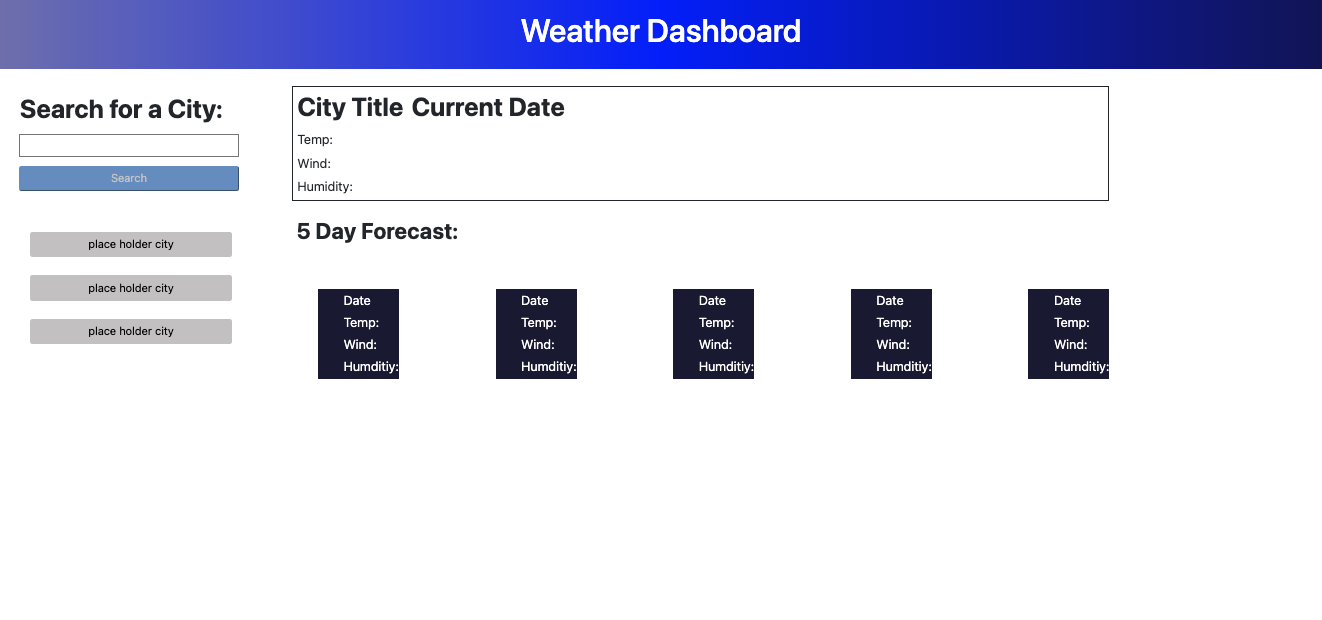 GitHub ChelseaLuevano/M6WeatherDashboard This is a web browser