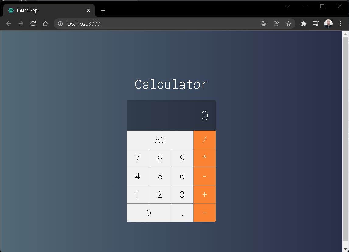GitHub - esbnet/calculadora: Calculadora padrão feito em react