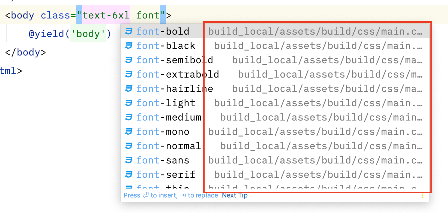 Code completion stops working in PHPStorm after installing @tailwindcss ...