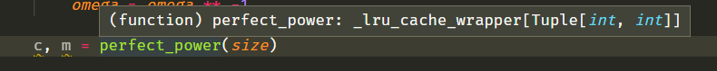 Don't expose LRU cache wrappers at API level · Issue #334 · mhostetter ...