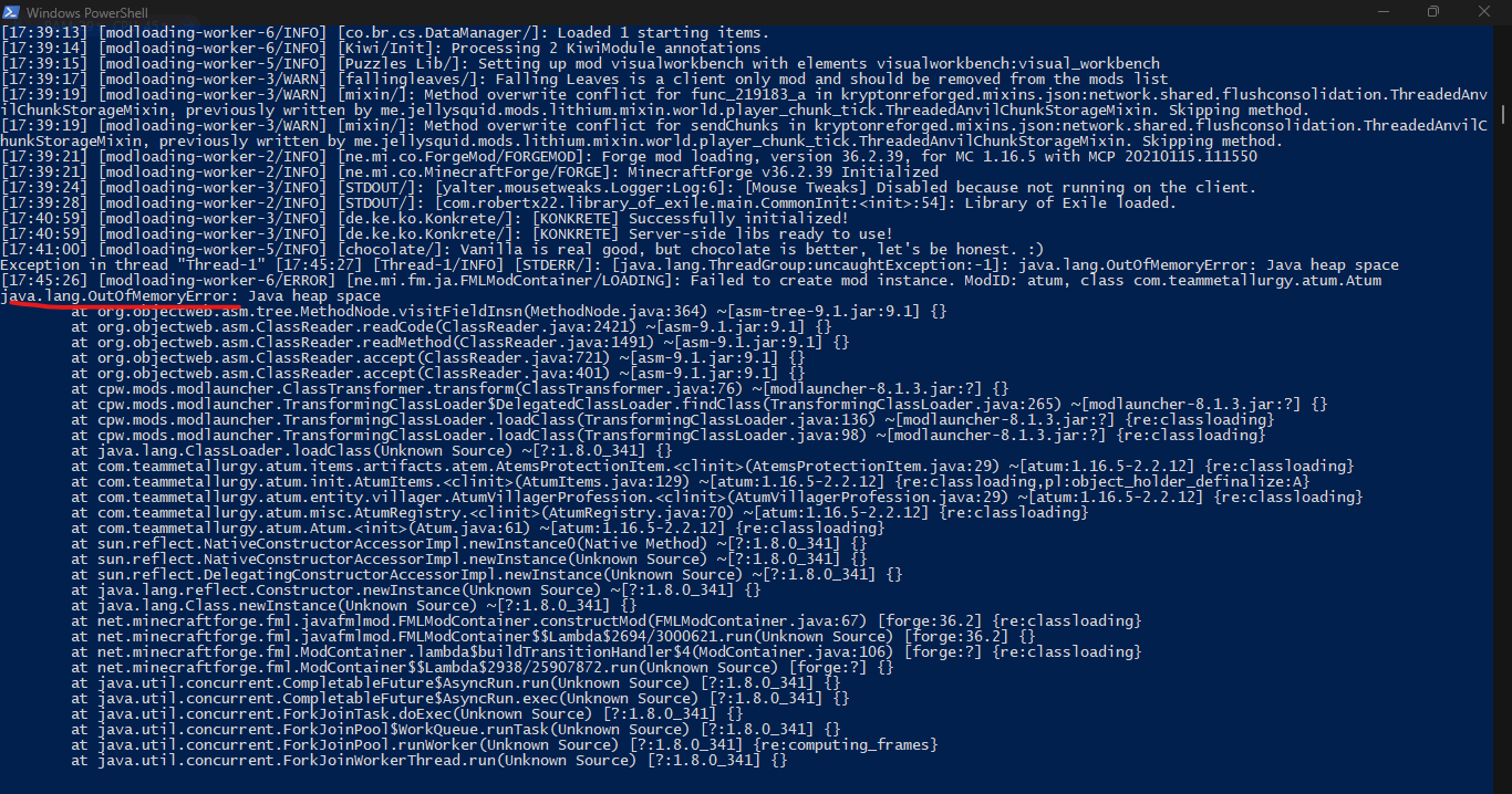 I can't start the server · Issue #32 · LunaPixelStudios/Fantasy-Realm ...