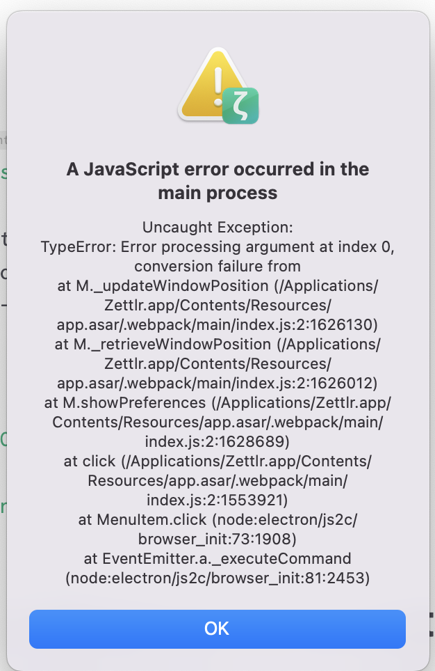 Javascript error when opening settings tab · Issue #3998 · Zettlr ...
