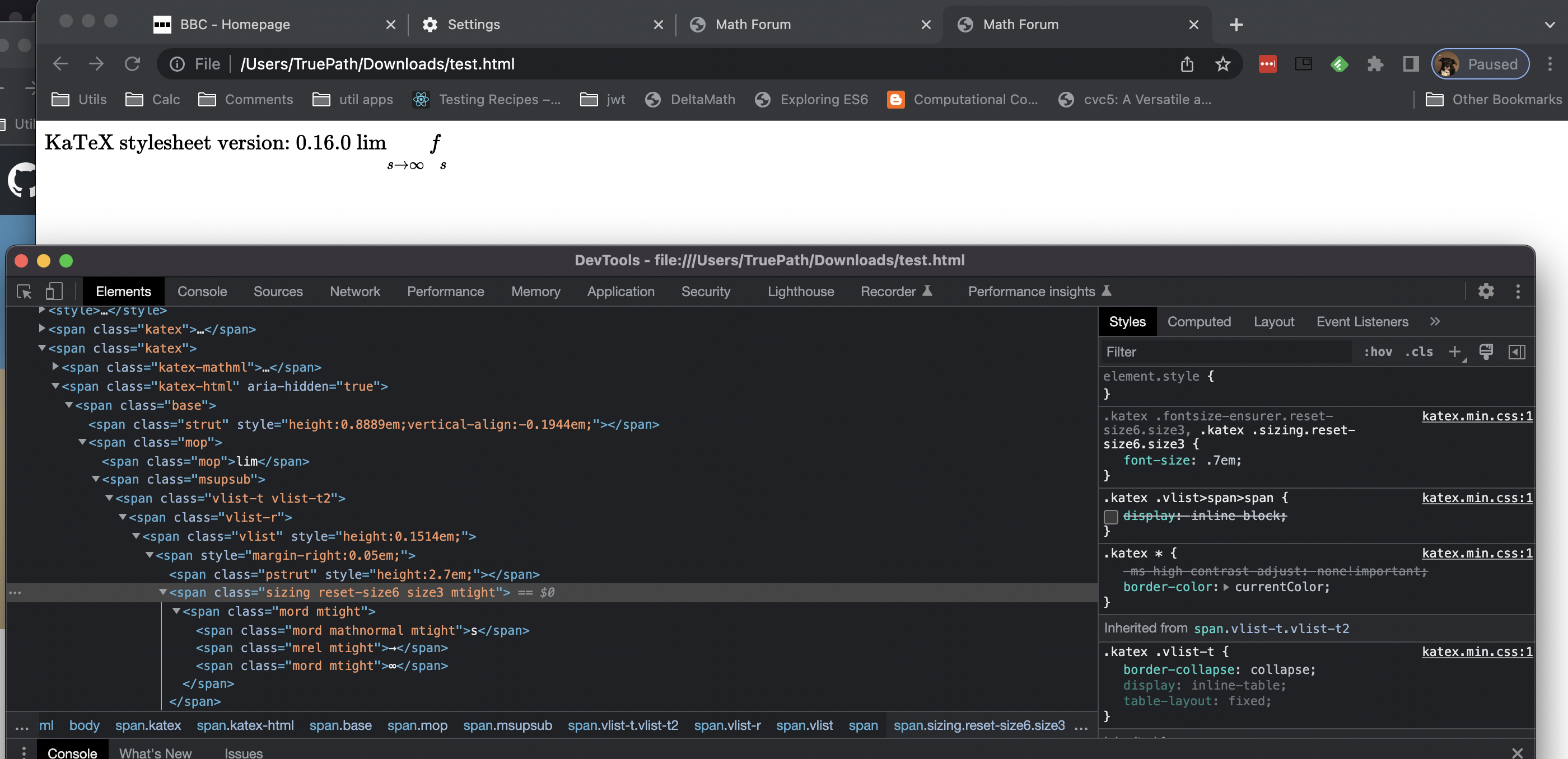 KatexHtml shows huge amounts of extra space between symbols · Issue