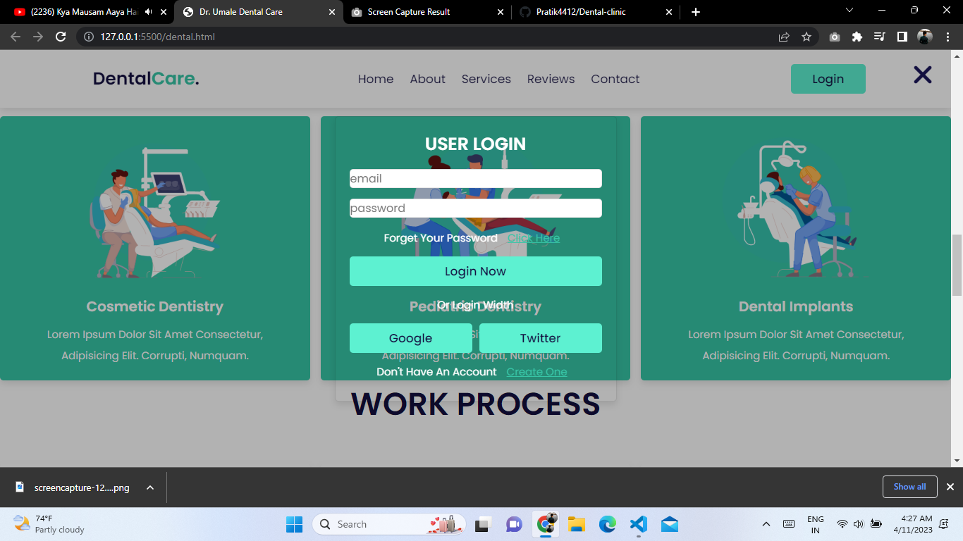 GitHub Pratik4412/Dentalclinic