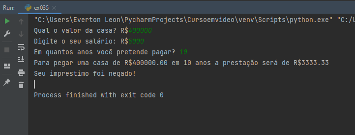GitHub - Everton-Leon/Aprovador-de-Emprestimo: Programa em Python que ...