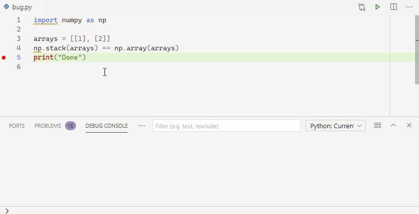 Debug console does not auto-scroll to the very bottom · Issue #118702 ...