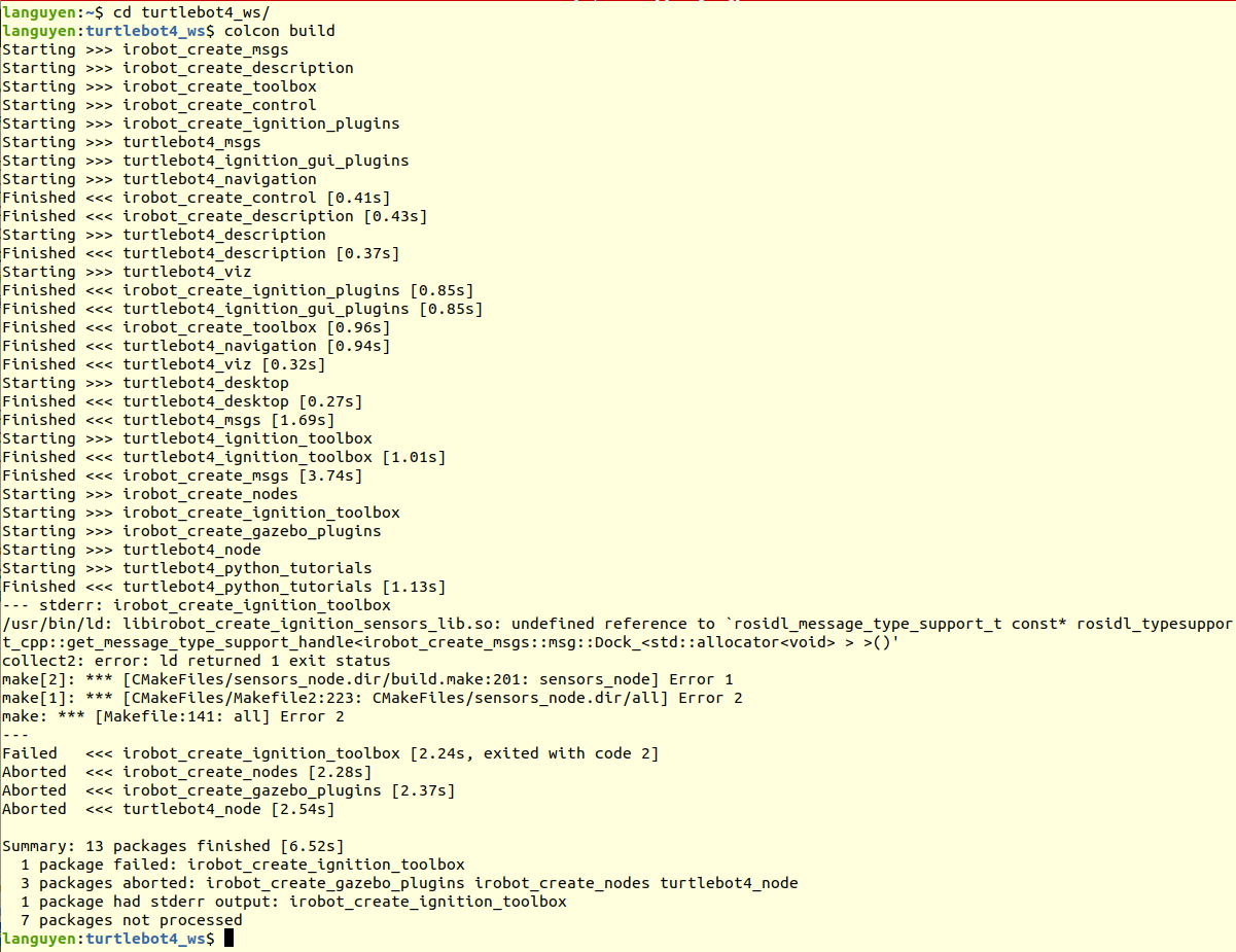 Error "irobot_create_ignition_toolbox/local_setup.bash" not found