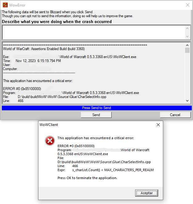 Creating many characters crashes the game · Issue #1336 · The-Alpha ...