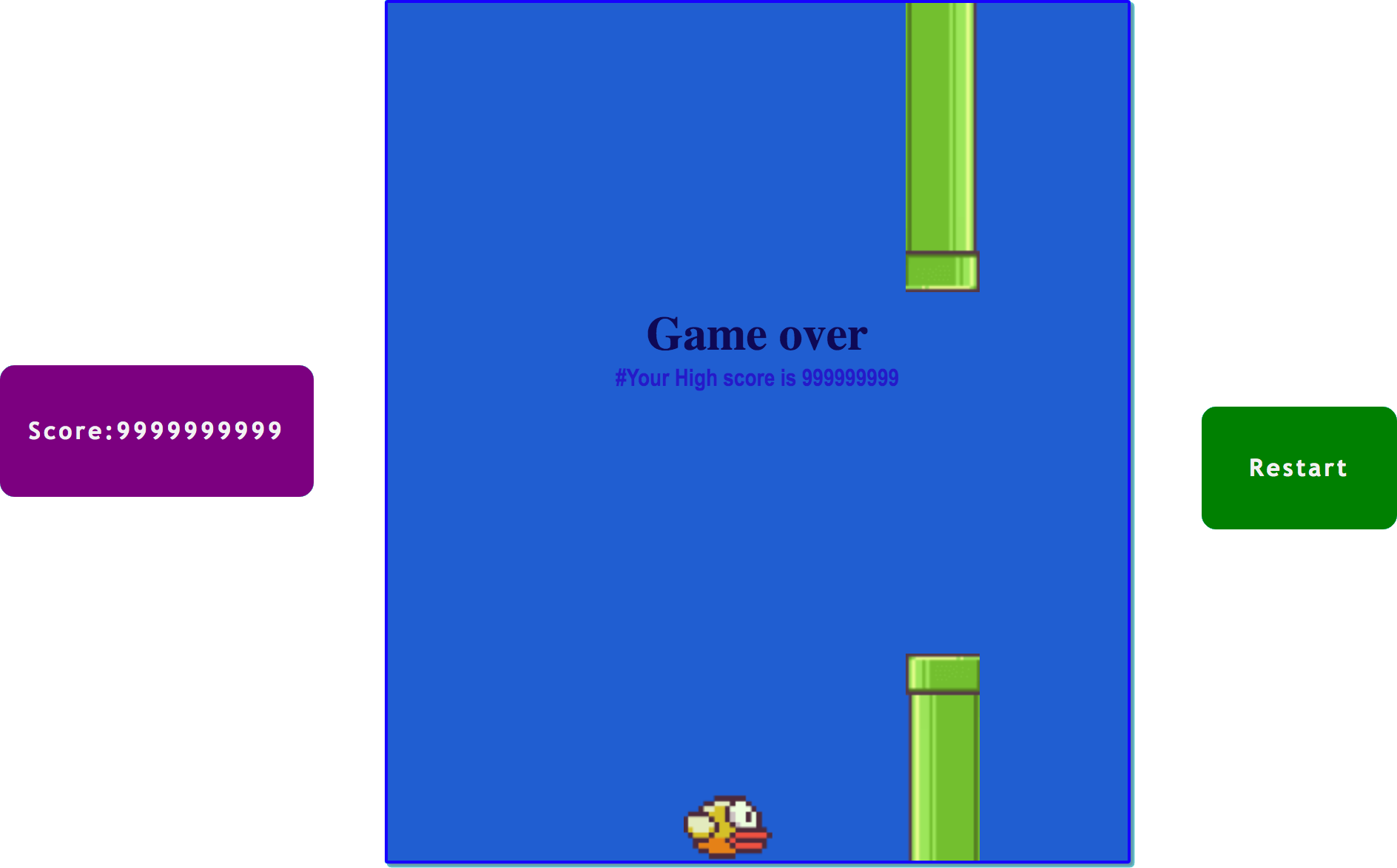 I Need Help With Movement and a Restart Button in Flappy Bird