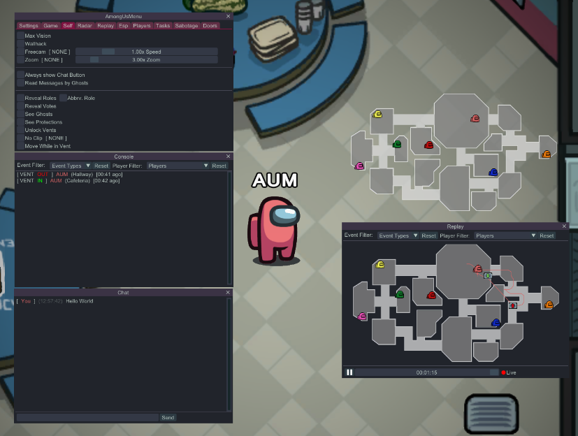 CheatSSS AmongUs Menu Cheat Open Source Agenda