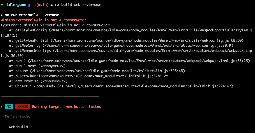Migration from 12.9 -> 13.4: MiniCssExtractPlugin is not a constructor ...