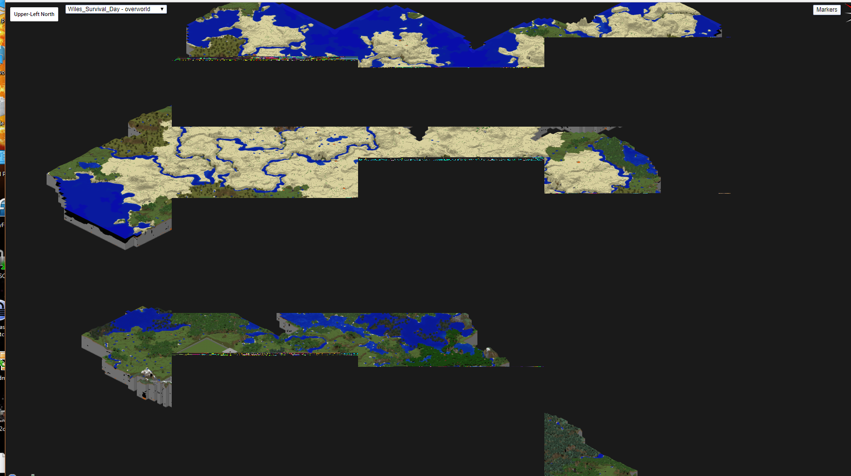 Chunks and tiles being rendered in wrong place on partial updates. Full ...