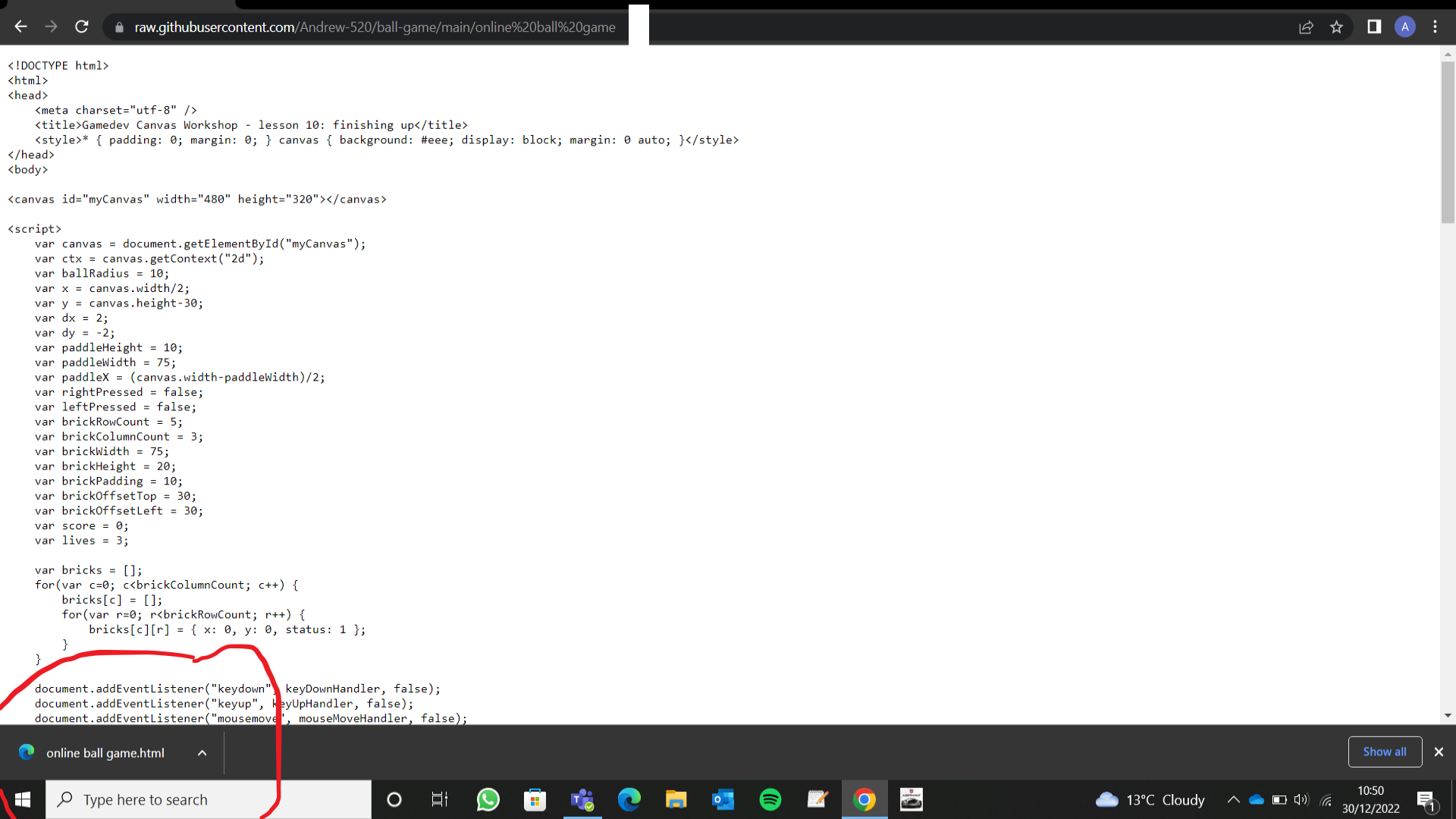 GitHub - Andrew-520/ball-game